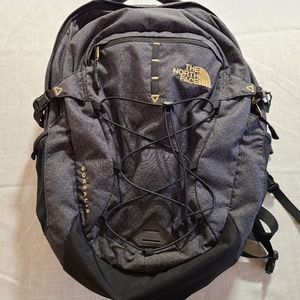 North Face Borealis Backpack black gold
